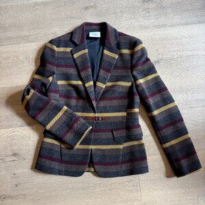 Arket Striped Wool Blazer – Equestrian Ralph Lauren Vibes